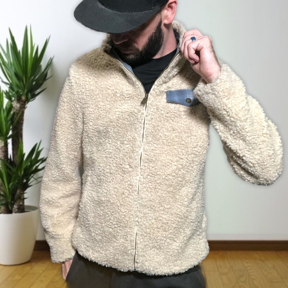 Pendelton Sherpa Fleece Full Zip Jacket Coat Size Womans Medium Fits Mens Small